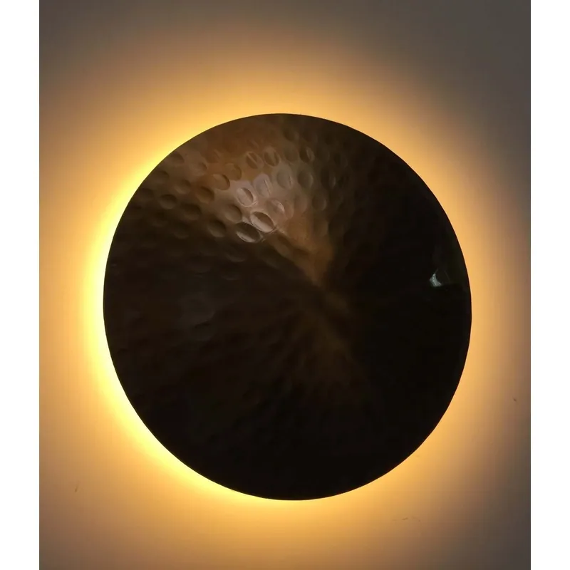 Golden Eclipse LED Wall Light