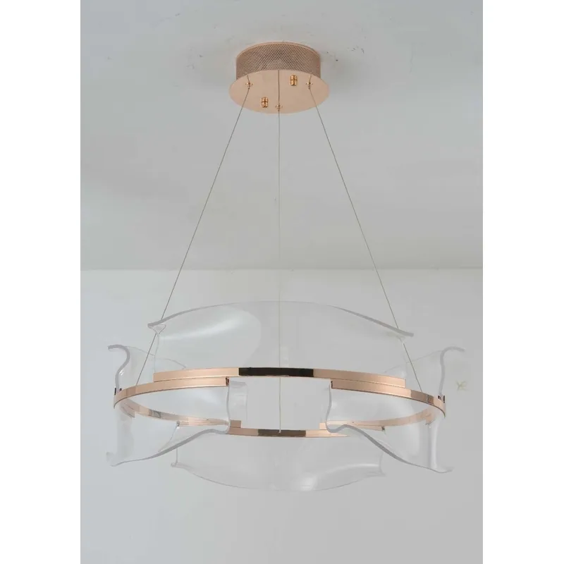Golden Halo Modern Chandelier