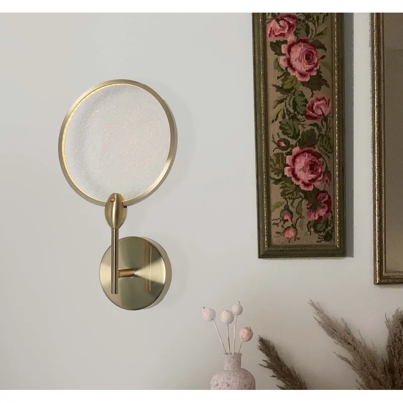 Golden Halo Wall Light