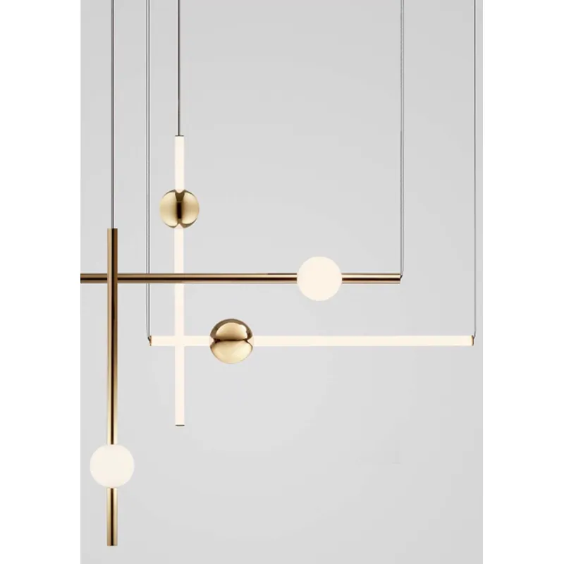 Golden Horizon Modern Chandelier