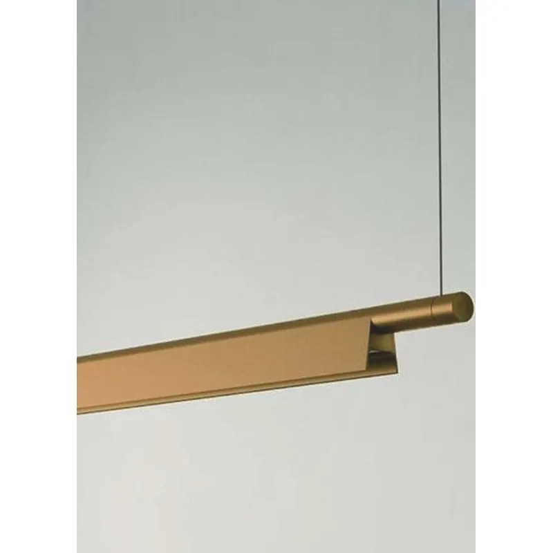 Golden Horizon Ray Linear Pendant Light