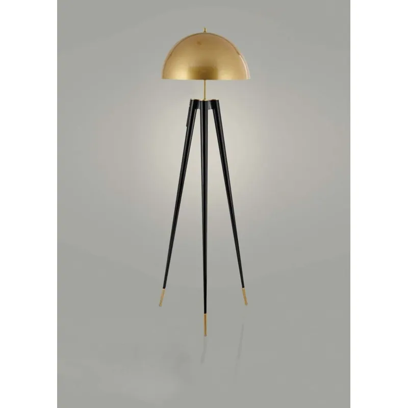 Golden Horizon Tripod Floor Lamp