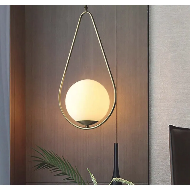 Golden Orb Balance Pendant Light
