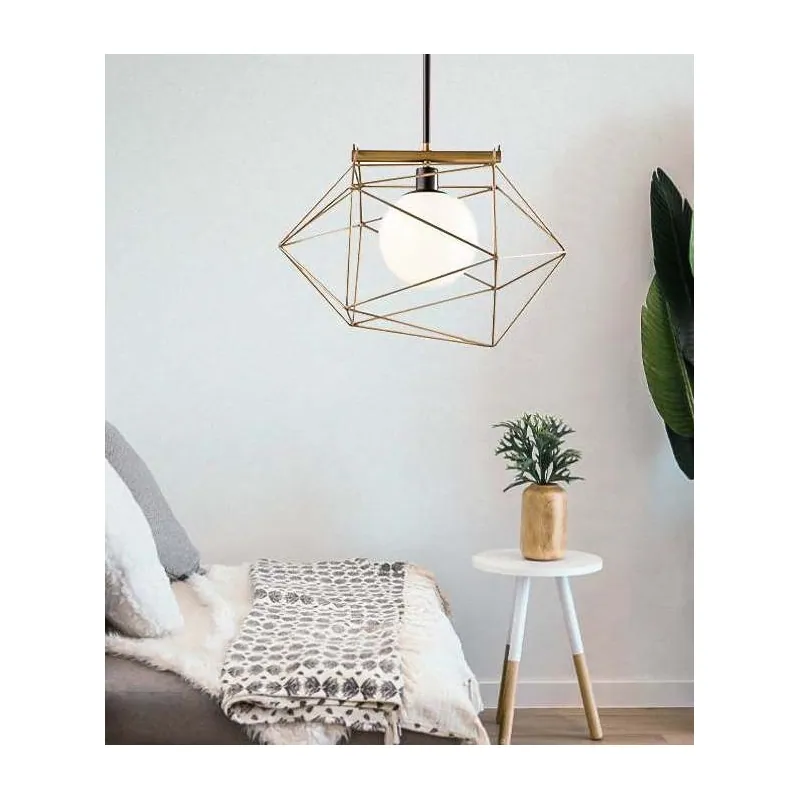 Golden Orb Enigma Pendant Light