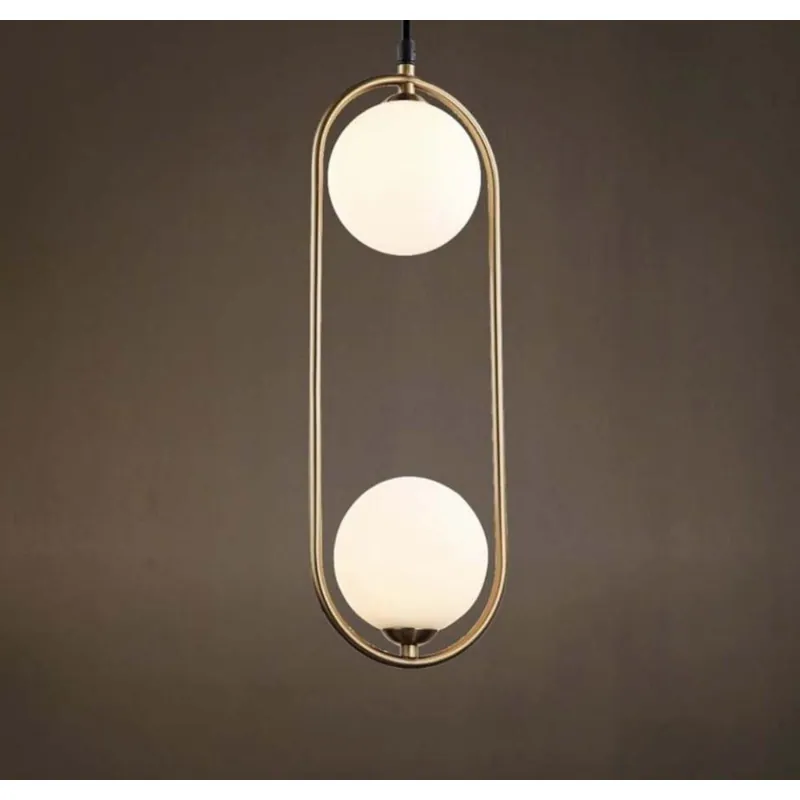 Golden Orbit Cascade Pendant Light