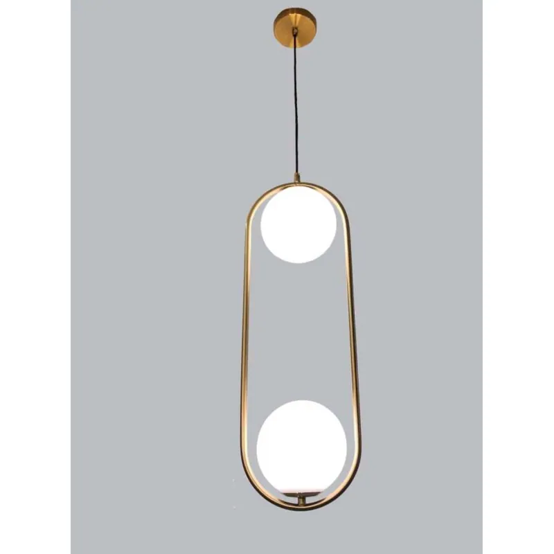 Golden Orbit Cascade Pendant Light