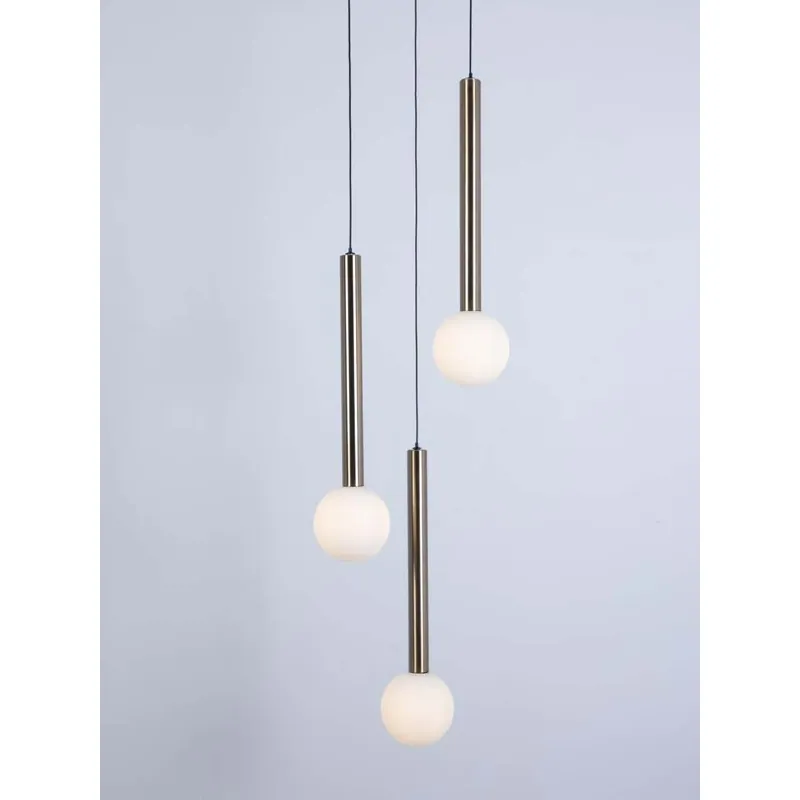 Golden Star Drop Cluster Pendant Light