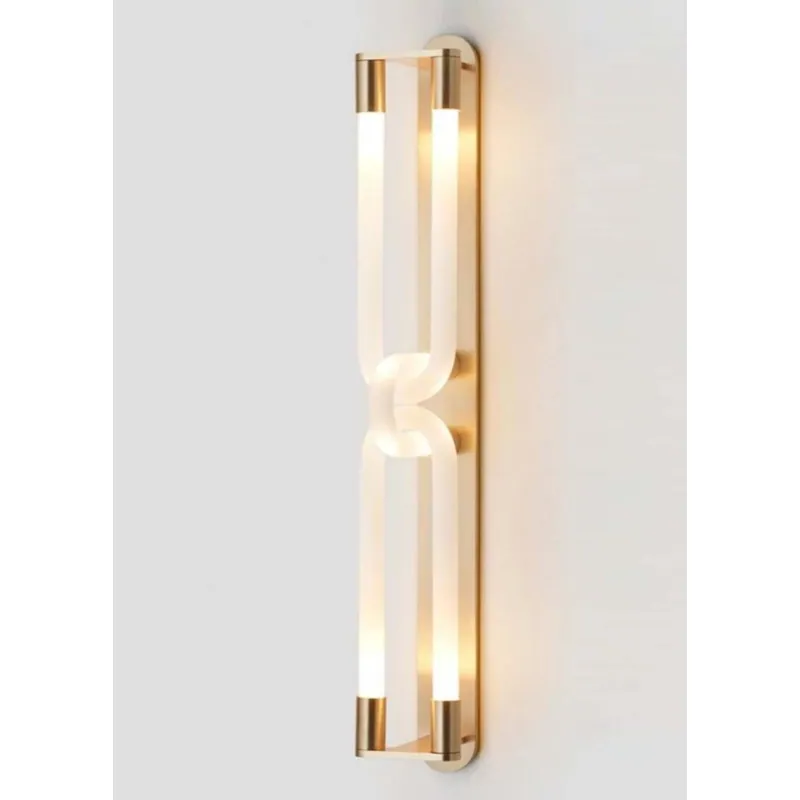 Golden Twist Wall Light