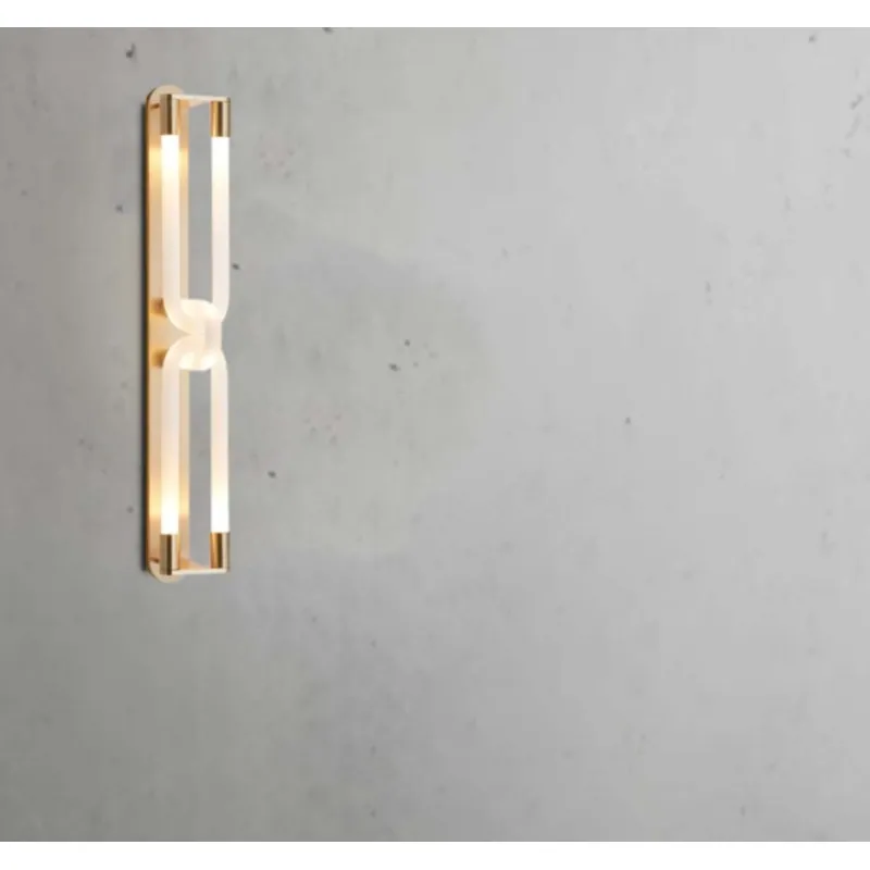 Golden Twist Wall Light