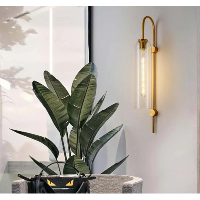 Golden Veil Wall Light