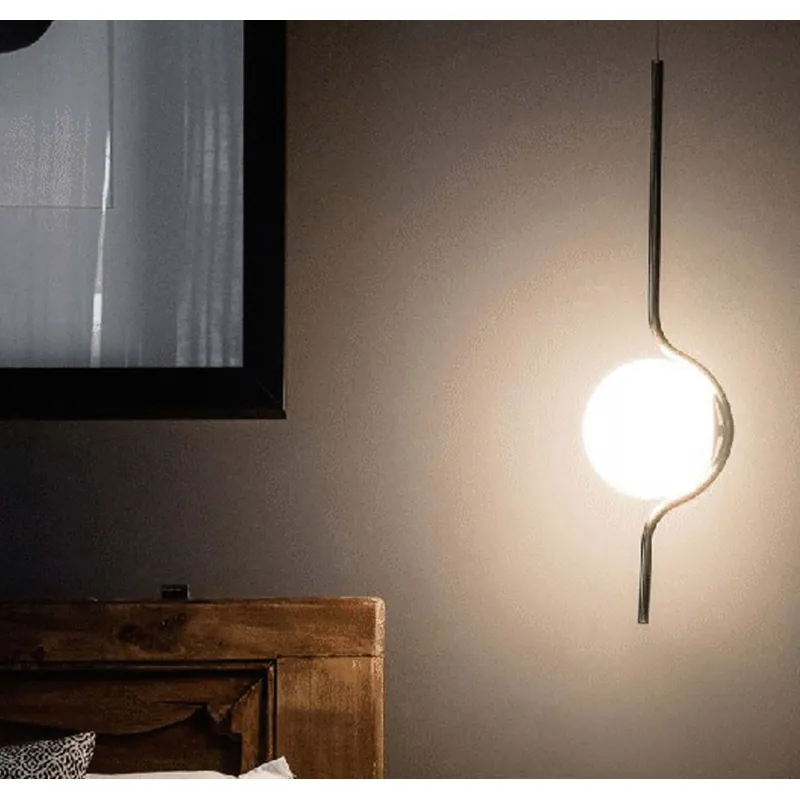 Golden Wave Lumen Pendant Light