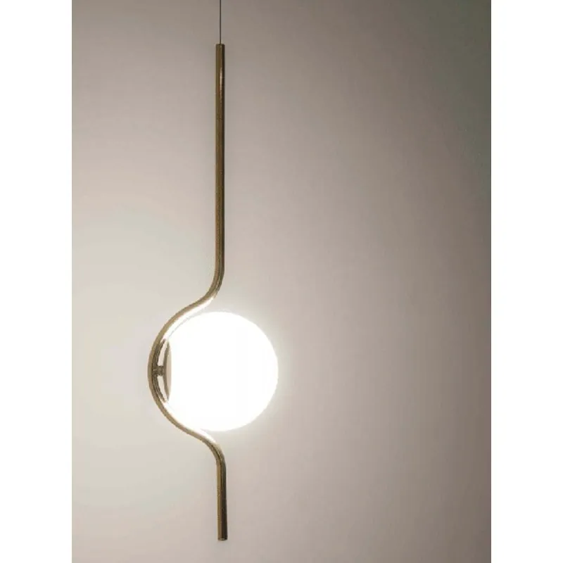 Golden Wave Lumen Pendant Light