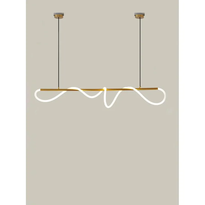 Golden Wave Lumina Linear Pendant Light
