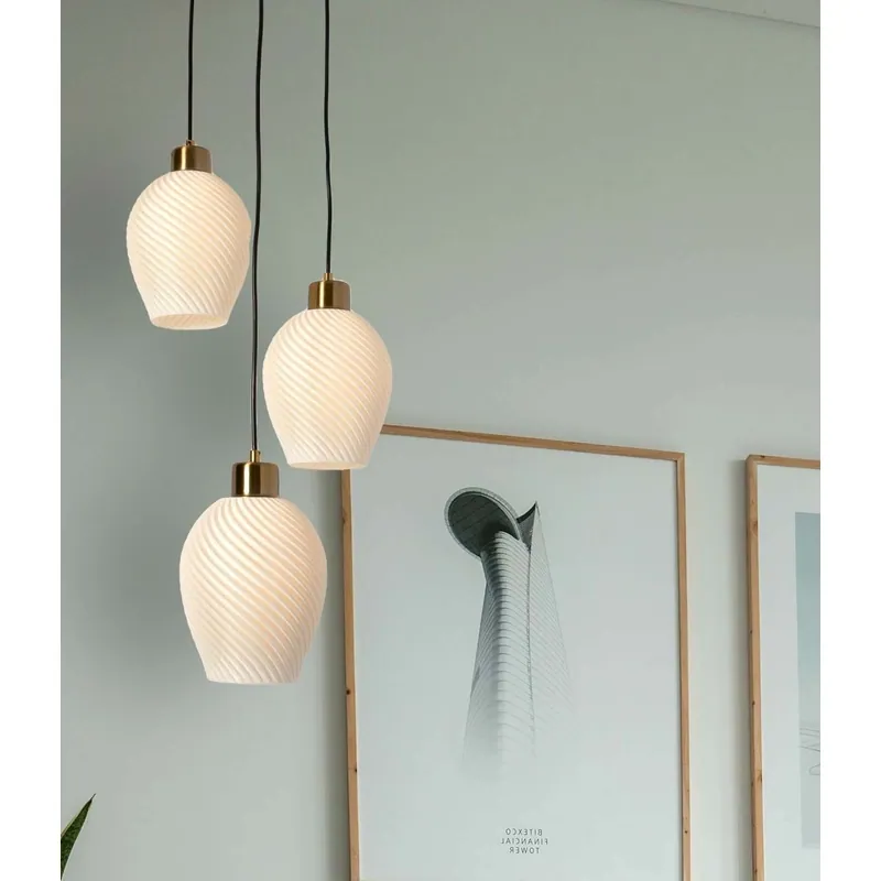 Ivory Spire Cascade Cluster Pendant Light