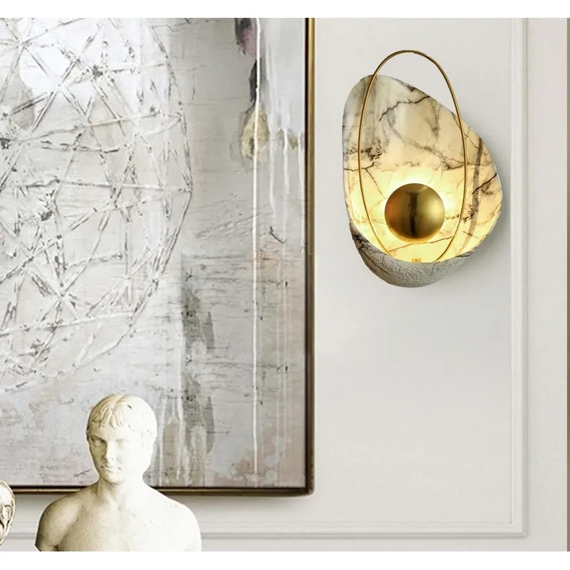 Luminous Marble Wall Light