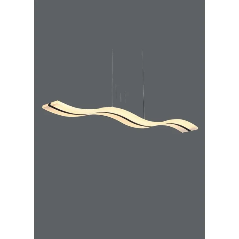 Lunar Ribbon Flow Linear Pendant Light