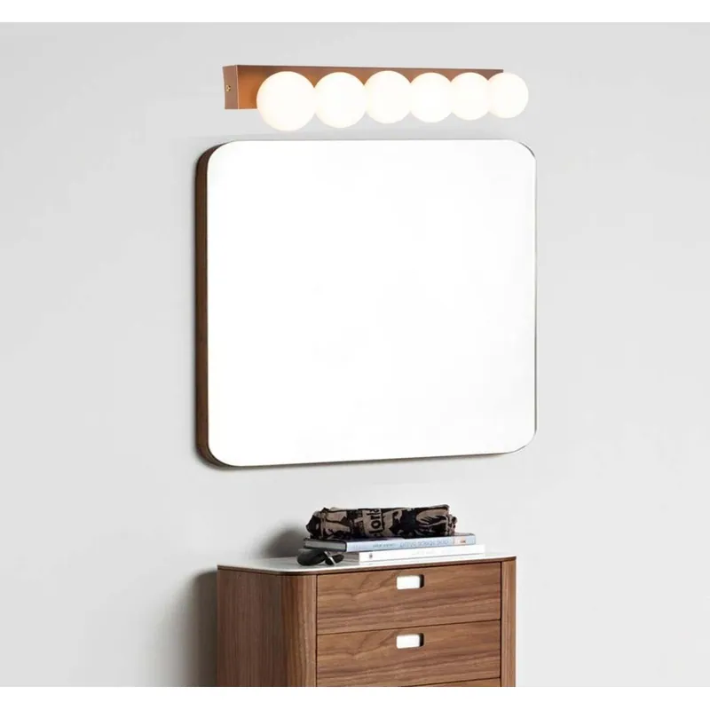 Luxe Glow Copper Mirror Light