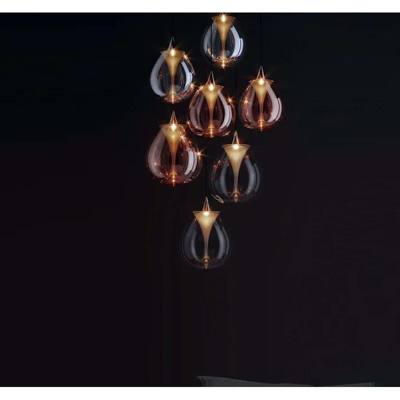 Midnight Bloom Cluster Chandelier