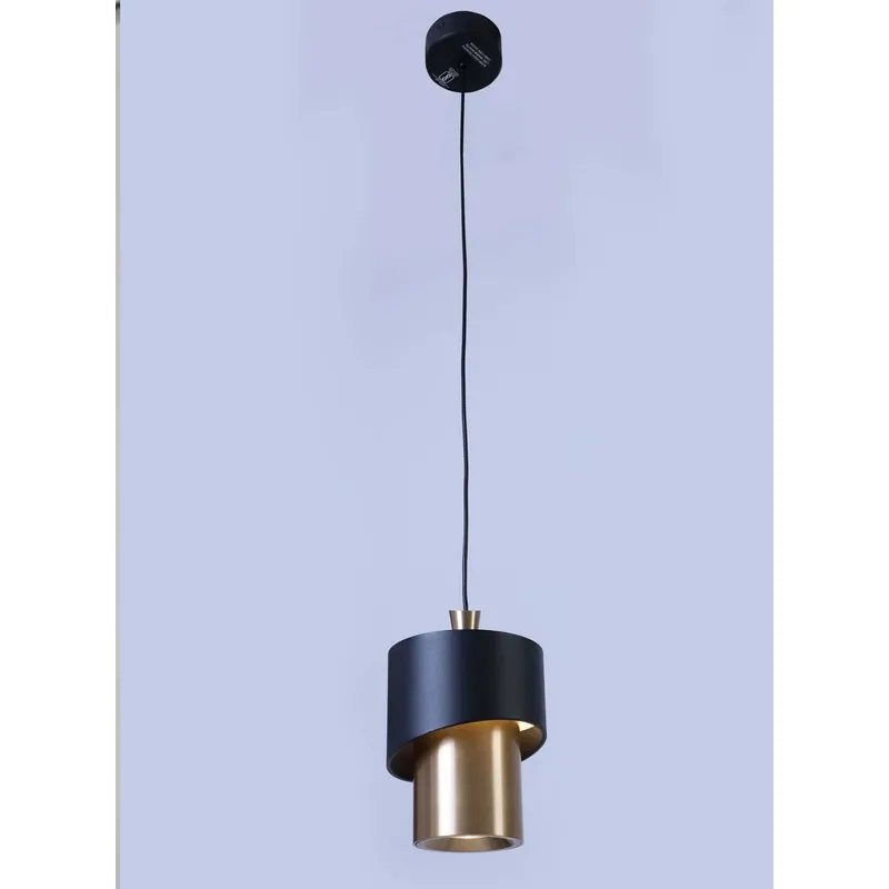 Midnight Brass Bloom Pendant Light