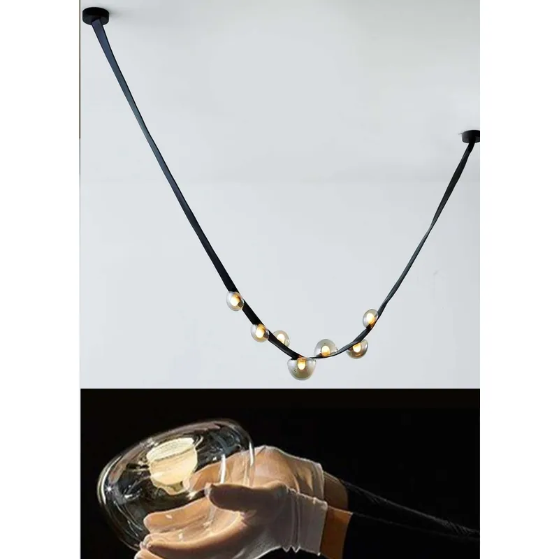Midnight Galaxy Arc Chandelier
