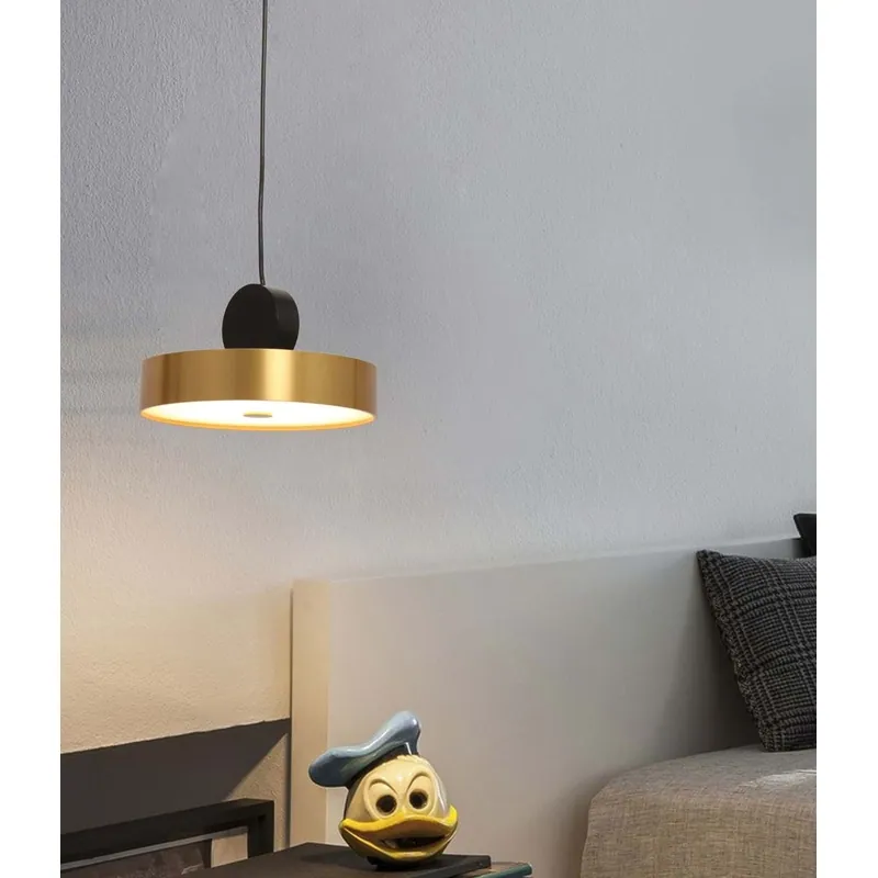 Midnight Sun Disk Pendant Light