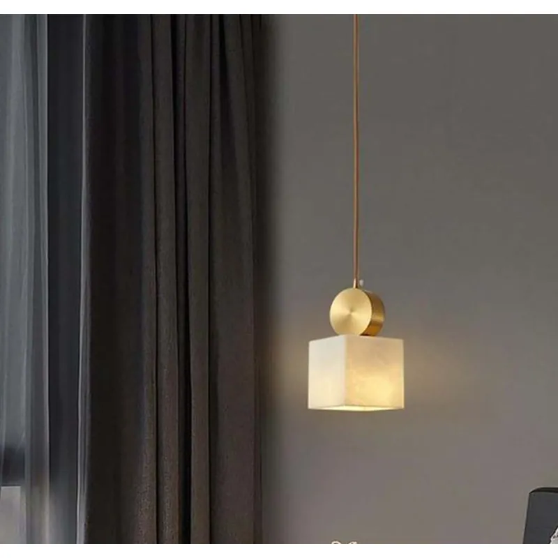 Onyx Cube Aura Pendant Light