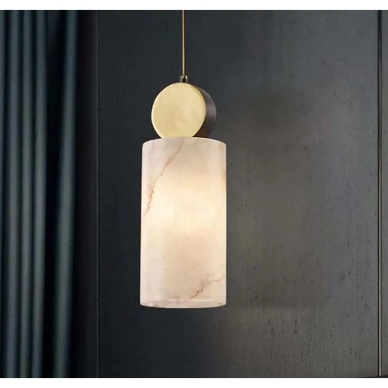 Onyx Cylinder Glow Pendant Light