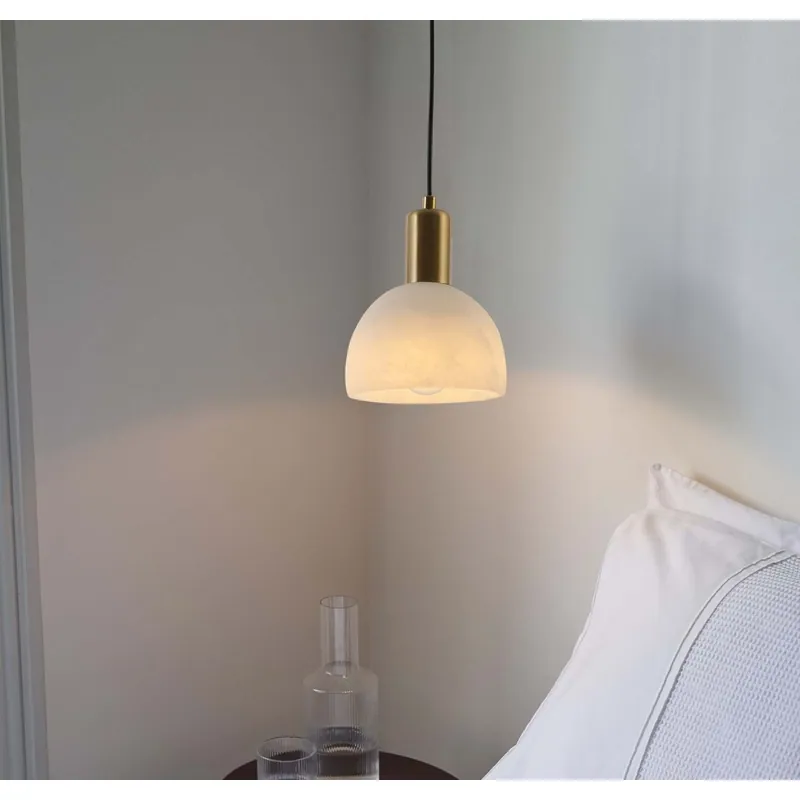 Onyx Hearth Glow Pendant Light