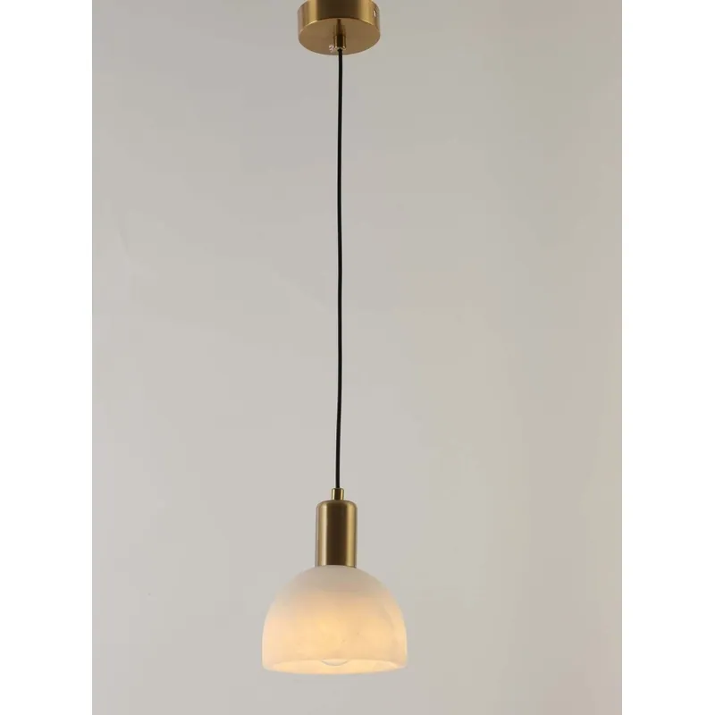 Onyx Hearth Glow Pendant Light