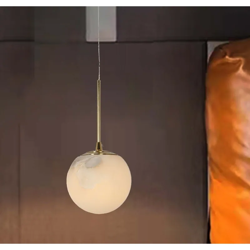 Onyx Orb Aura Pendant Light