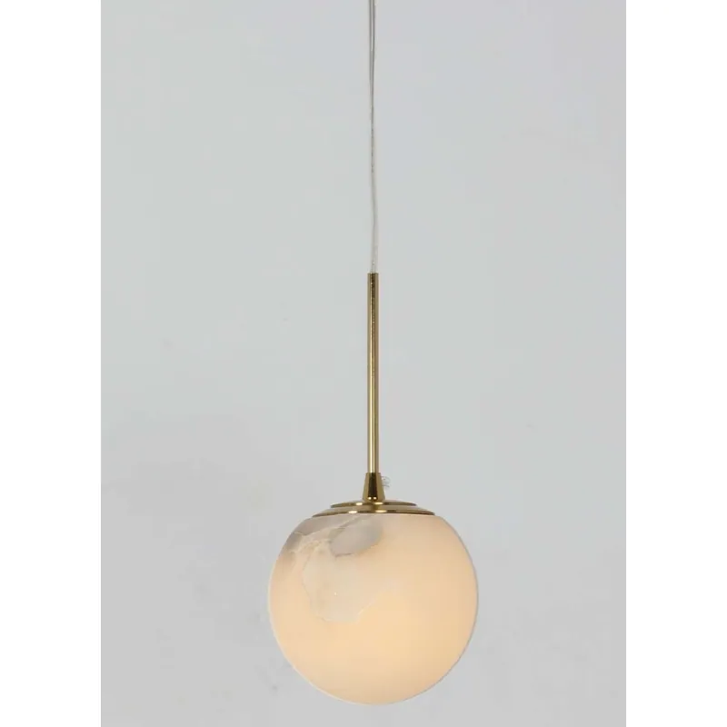 Onyx Orb Aura Pendant Light
