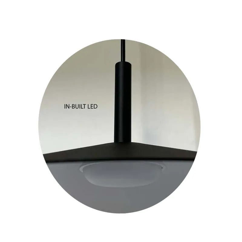 Pristine Halo Disc Pendant Light