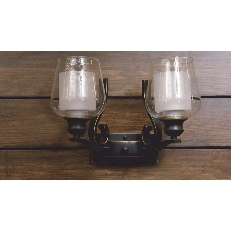 Rustic Elegance Dual Wall Light