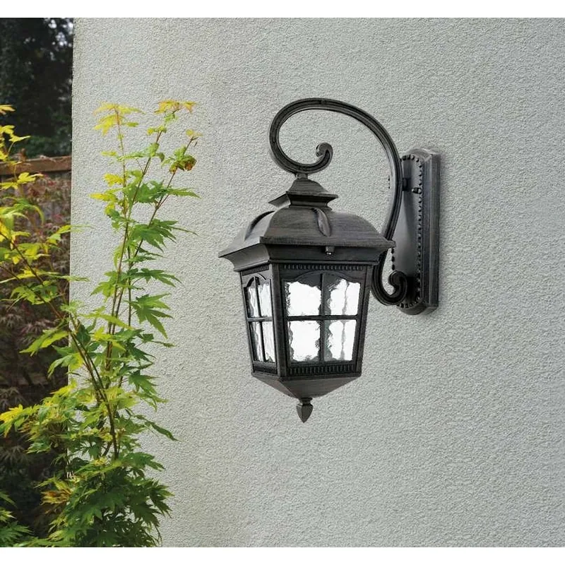 Rustic Lantern Wall Sconce