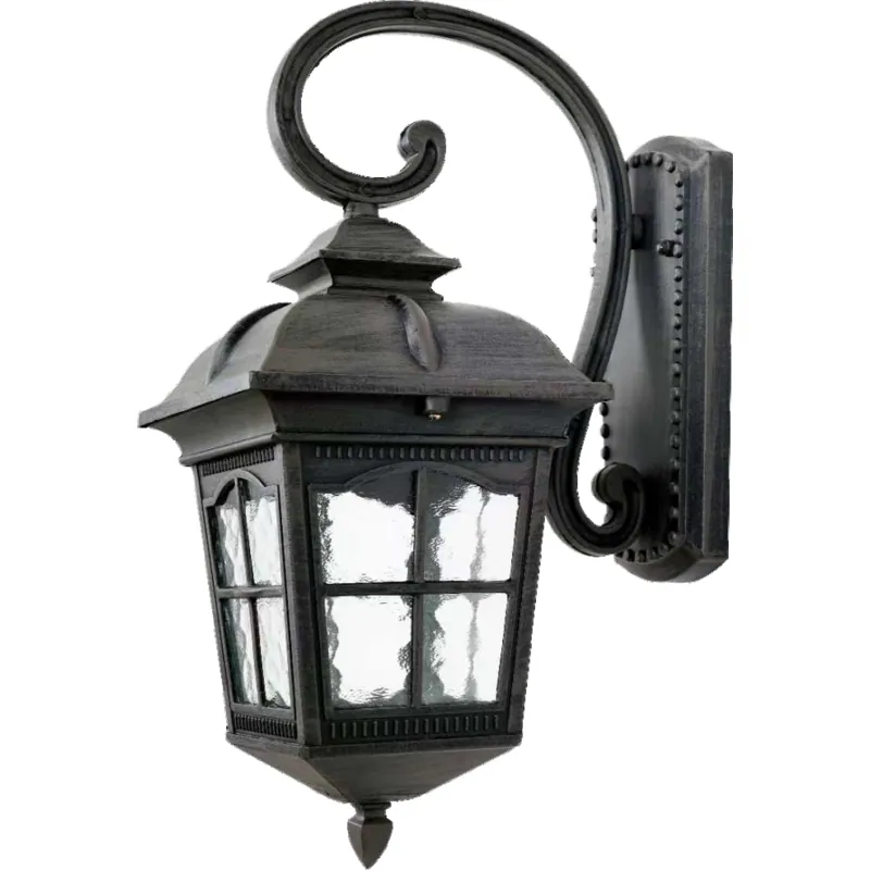 Rustic Lantern Wall Sconce