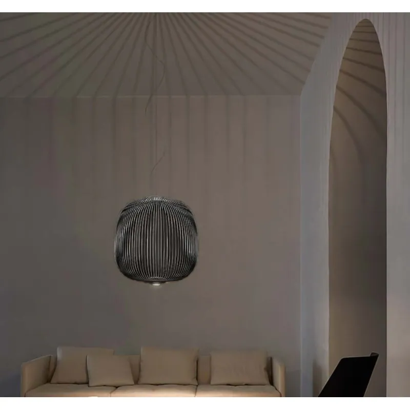 Shadow Mesh Orb Pendant Light