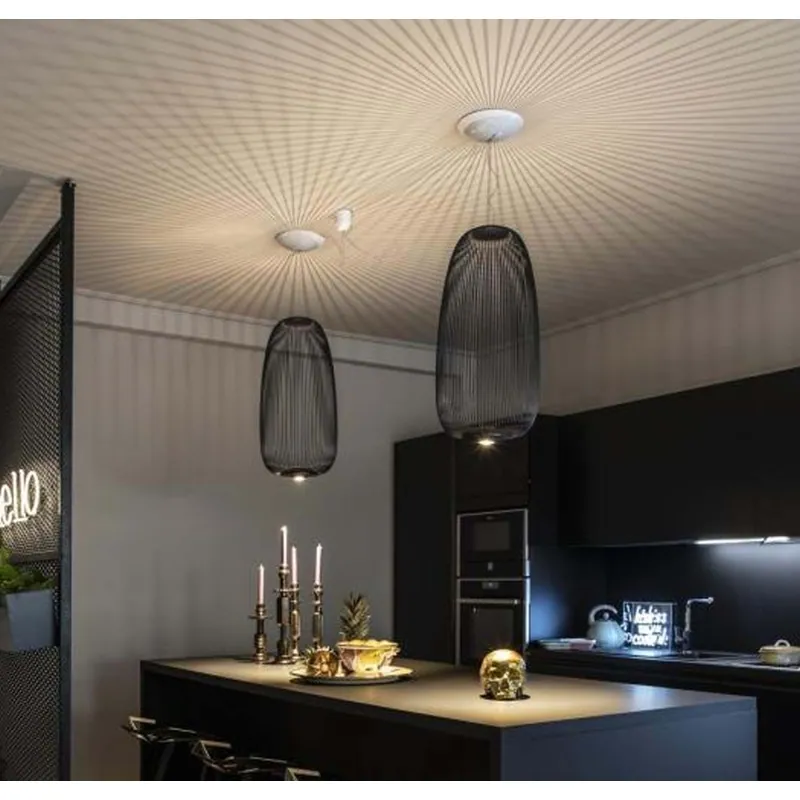 Shadow Weave Glow Pendant Light