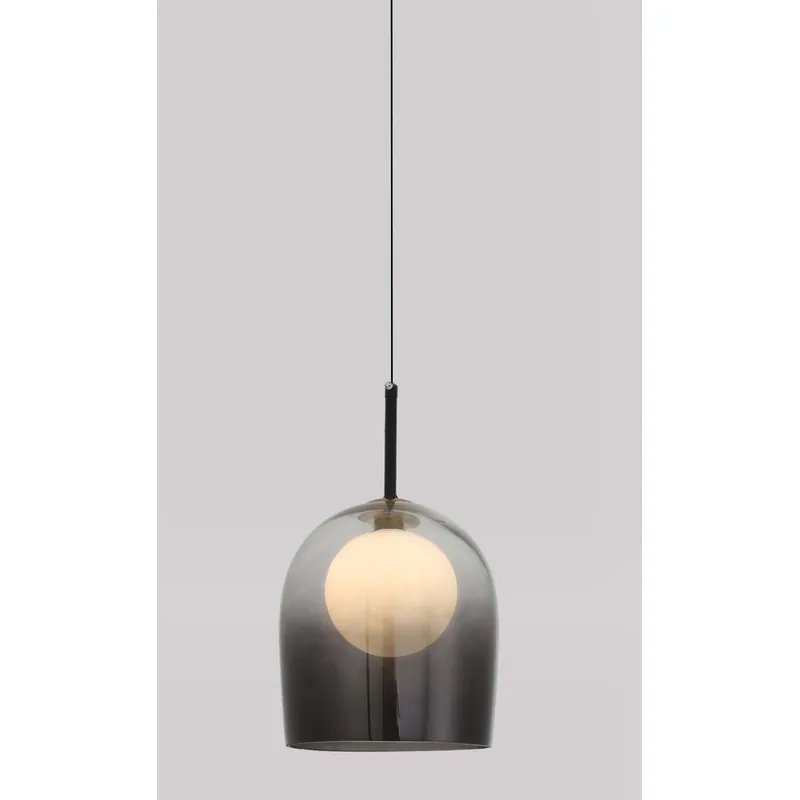 Smoky Orb Lumen Pendant Light