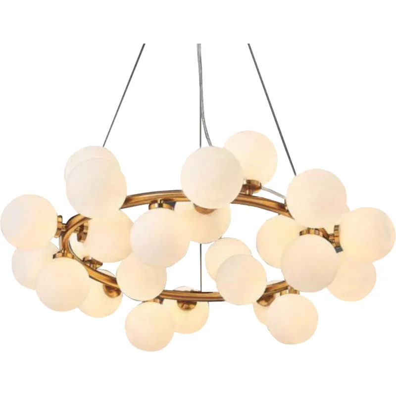 The Orb Crystal Ensemble Chandelier