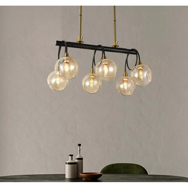 The Orion Glass Chandelier