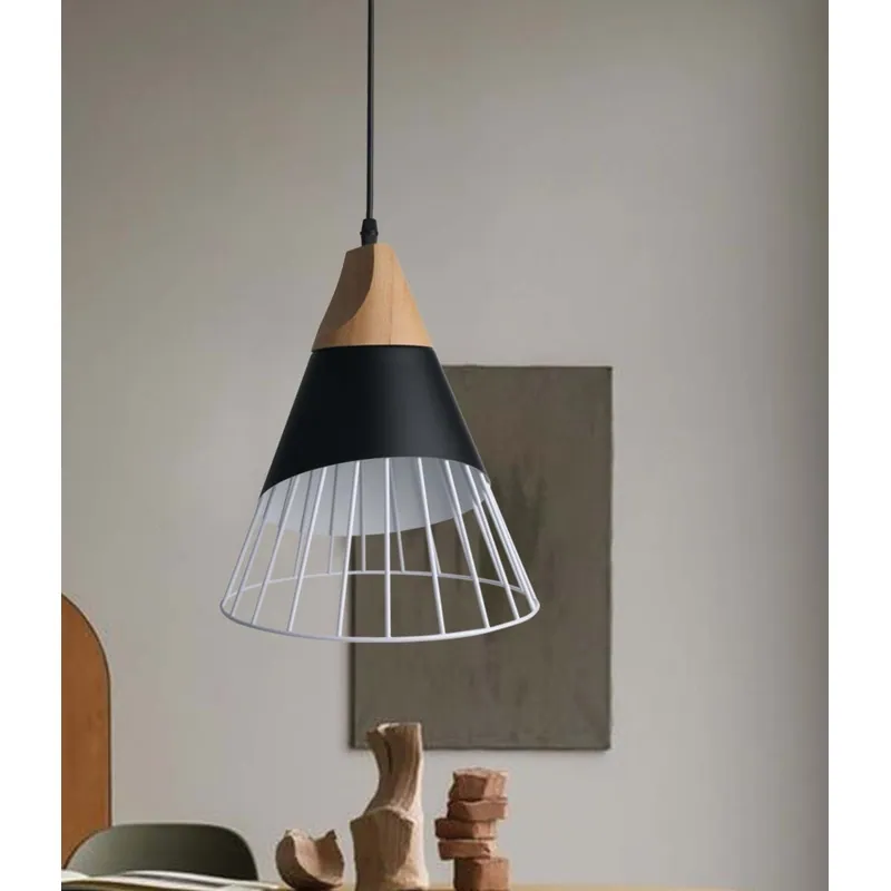 Timber Cage Pendant Light