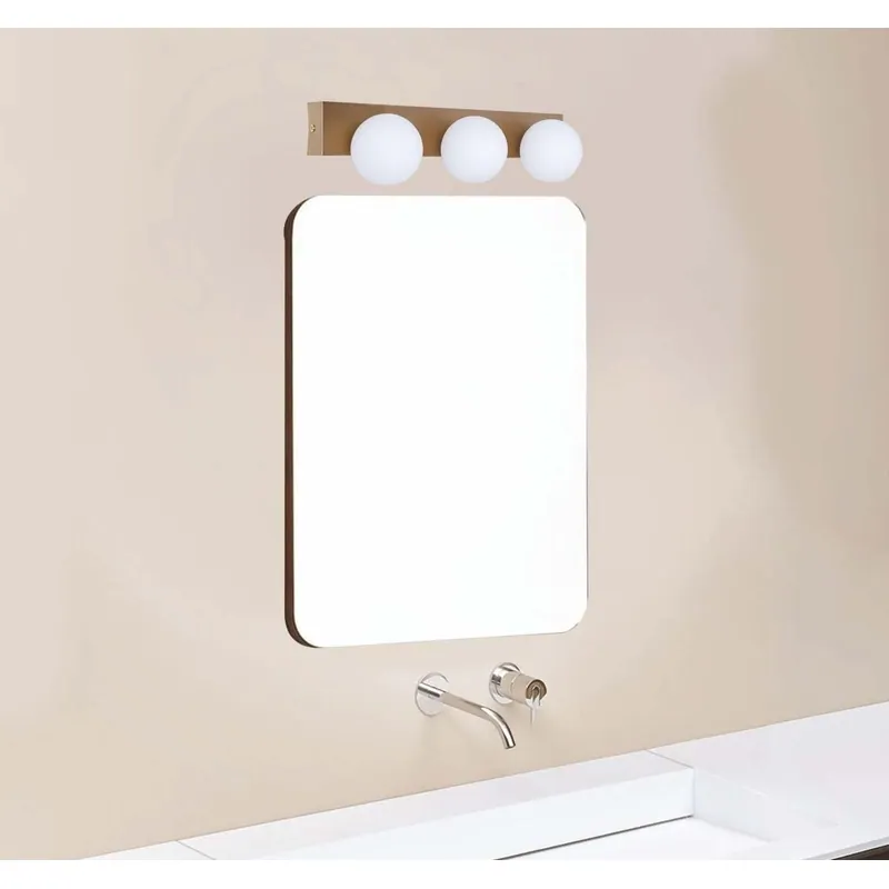 Trio Elegance Brass Mirror Light