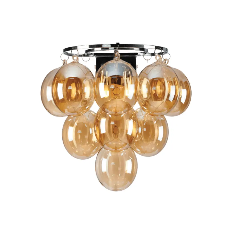 Amber Bloom Wall Light