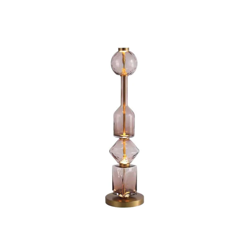 Amber Cascade Sculptural LED Floor Lamp