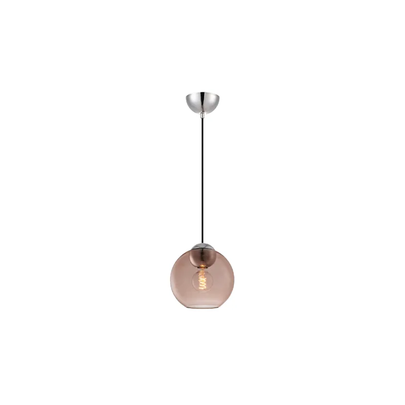 Amber Charm Orb Pendant Light
