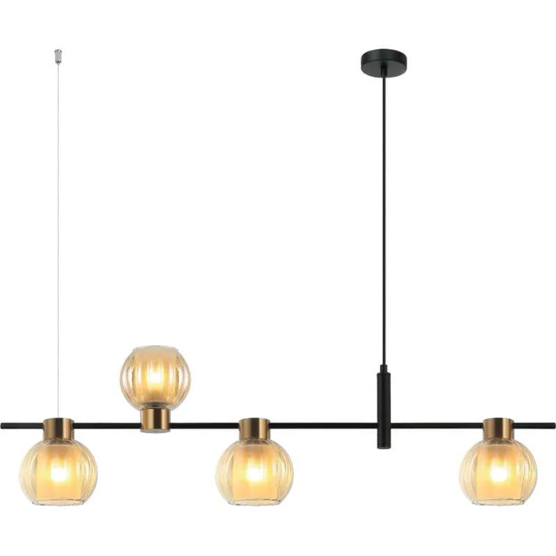 Amber Glowdrop Chandelier