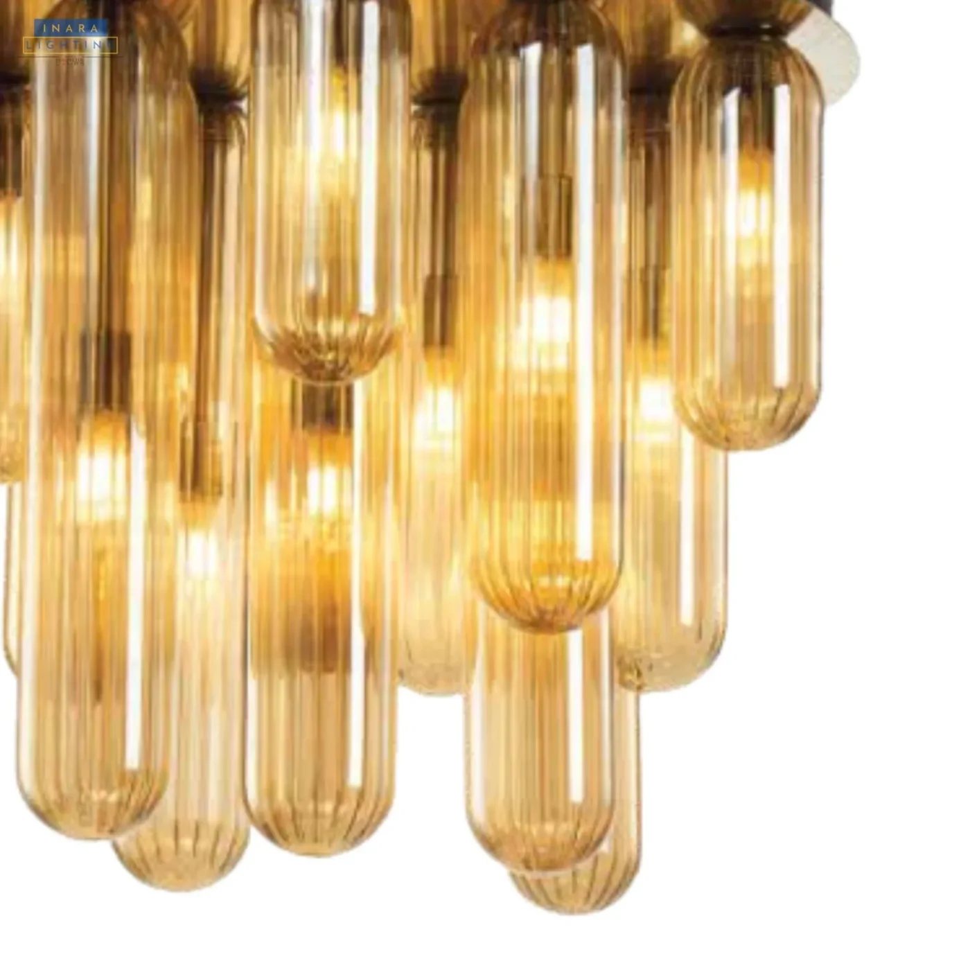 Amber Rain Ceiling Light