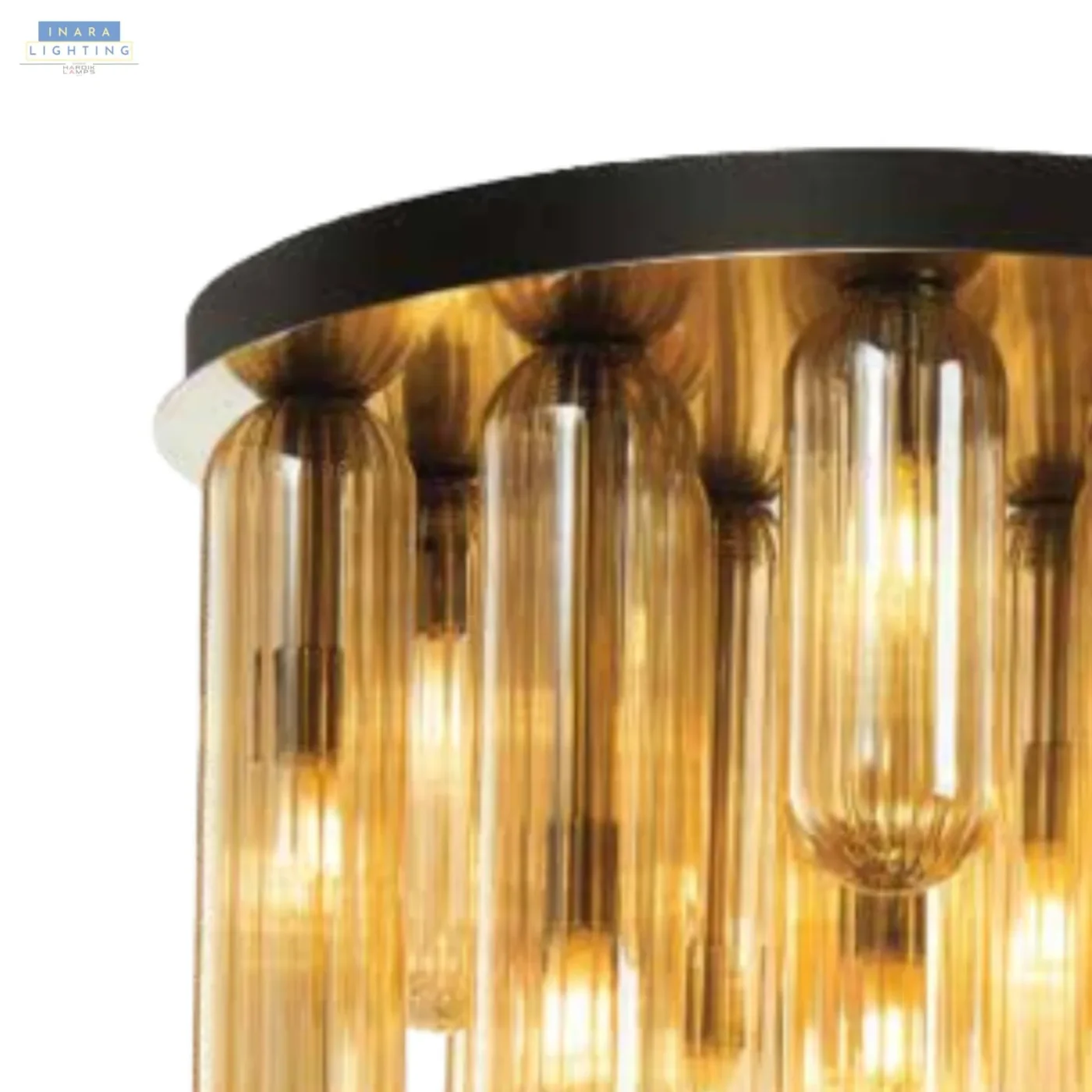 Amber Rain Ceiling Light