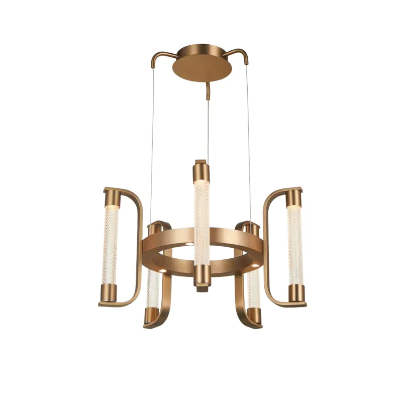 Aurora Halo LED Candle-Arm Chandelier