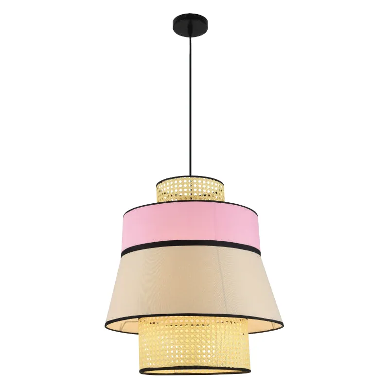 Blush Tiered Lantern Pendant Light